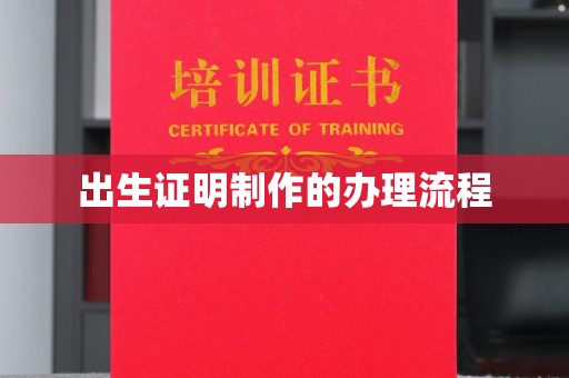 新港出生证明制作的办理流程